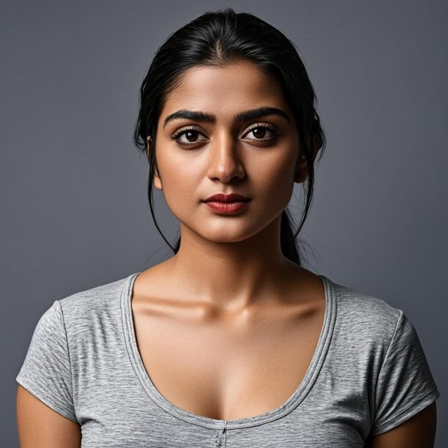 Priya before starting the Full body-type plan